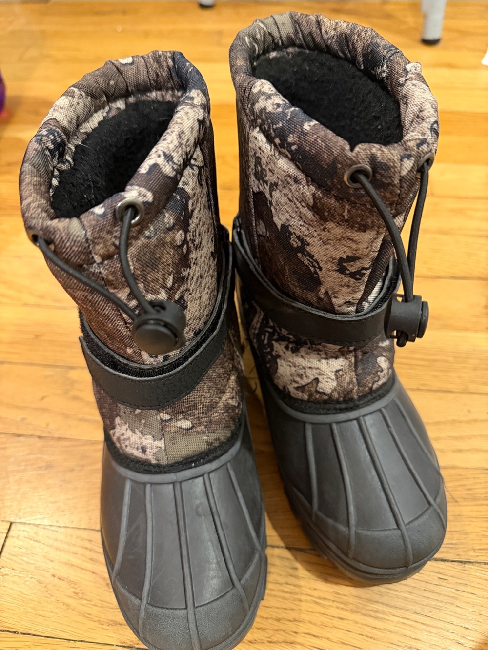 RedHead Kids Brown & Black Camo Winter Boots
